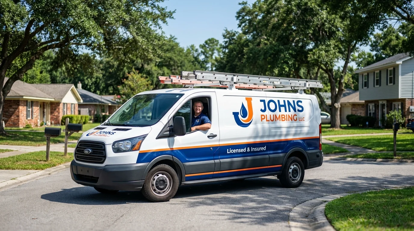 Johns Plumbing LLC service van in Fruita, CO