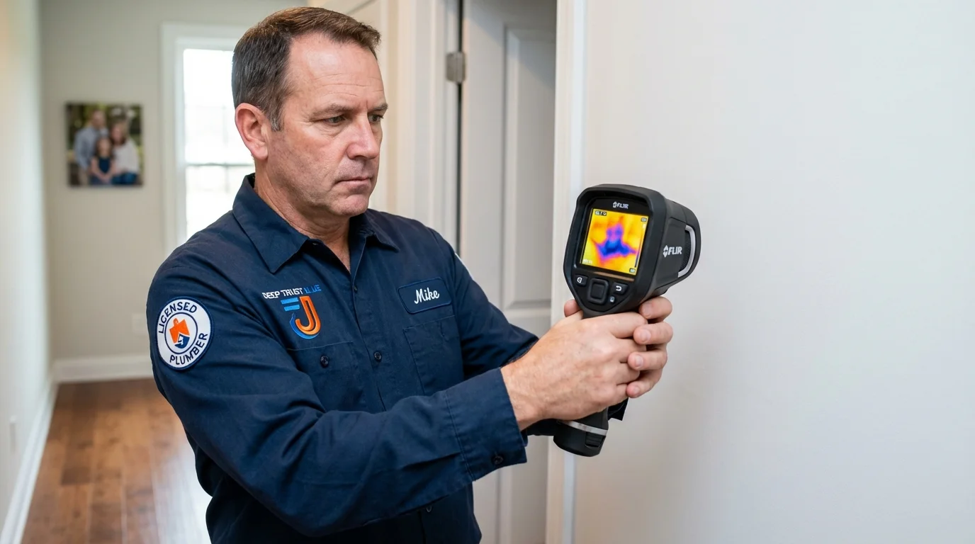 Thermal imaging leak detection by Johns Plumbing LLC in Fruita